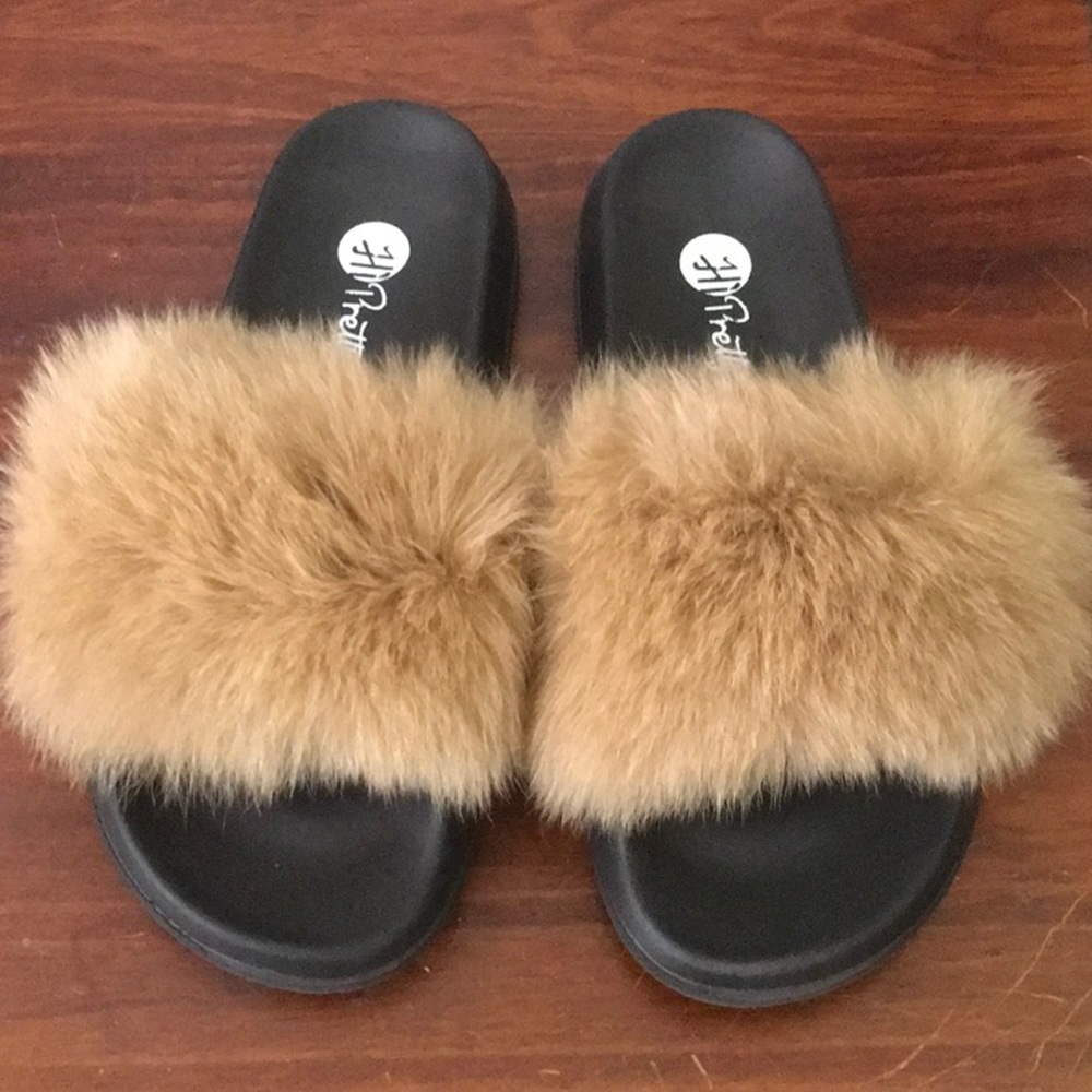 Real Fur Slides
